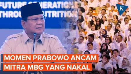 Momen Prabowo Ancam Mitra MBG Nakal, Beri Kesempatan Tobat