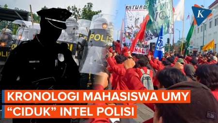 Kronologi Intel Polisi Diciduk Mahasiswa UMY Usai Demo Di Titik Nol Kilometer
