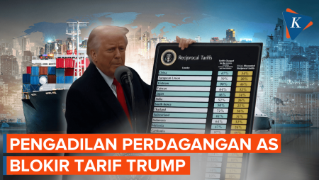 Pengadilan Perdagangan AS Batalkan Kebijakan Tarif Trump!