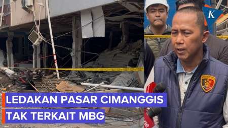 Polisi Bantah Ledakan Pasar Cimanggis Ciputat Terkait Dapur MBG