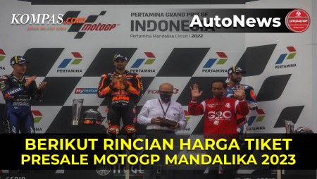 Dijual 17 Juli 2023, Harga Tiket Presale MotoGP Mandalika mulai Rp 250.000