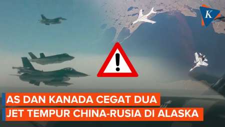 AS dan Kanada Cegat Jet Tempur China-Rusia di Lepas Pantai Alaska, Ada Ancaman?