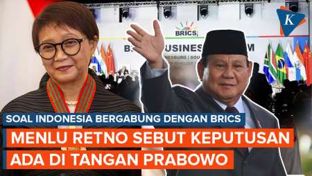 Menlu Retno Bicara Kans Indonesia Gabung BRICS: Ada di Tangan Prabowo