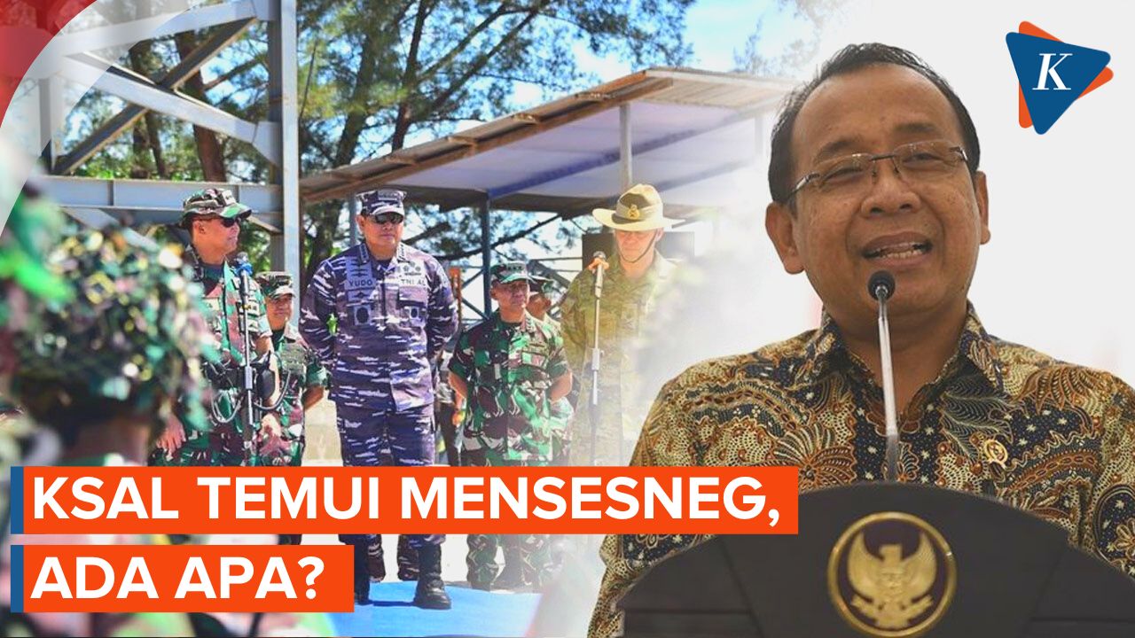KSAL Yudo Margono Temui Mensesneg Kemarin, Bahas Pencalonan Panglima TNI?