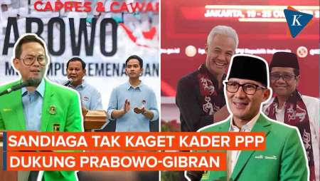 Sandiaga Uno Tak Kaget Kader PPP Dukung Prabowo-Gibran