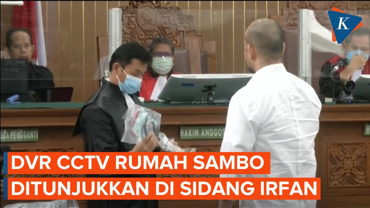 Jaksa Tunjukkan Bukti DVR CCTV Kompleks Polri di Sidang Irfan Widyanto