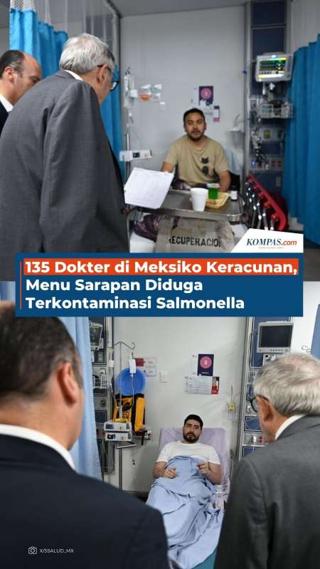135 Dokter Di Meksiko Keracunan, Menu Sarapan Diduga Terkontaminasi Salmonella