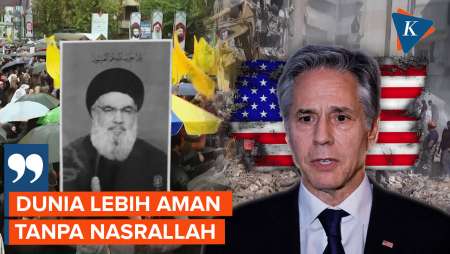 Blak-blakan Menlu AS Bela Israel: Dunia Lebih Aman Tanpa Nasrallah!