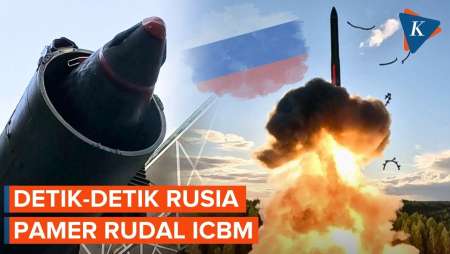 Menggelegar! Rudal ICBM Rusia Diuji Coba Saat Perang Ukraina Makin Panas