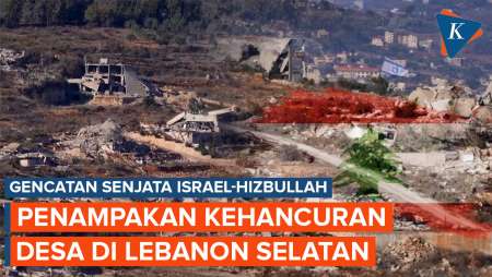 Penampakan Kehancuran Desa-desa di Lebanon Pasca-perang Israel Vs Hizbullah