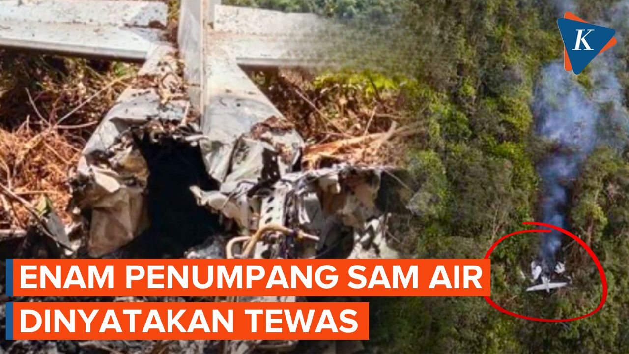 Pesawat SAM Air Ditemukan Jatuh Dan Terbakar Di Perbukitan Papua