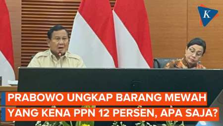 Prabowo Beri Contoh Barang yang Kena PPN 12 Persen, Ada Jet Pribadi dan Rumah Mewah