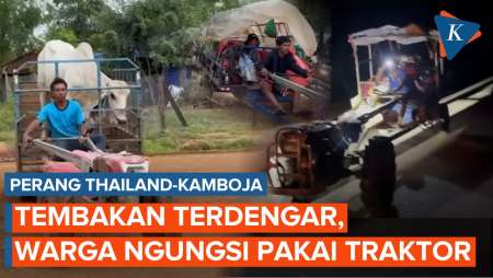 Suasana Desa di Perbatasan Saat Thailand-Kamboja Saling Serang