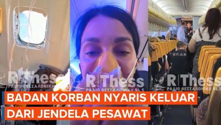 Detik-Detik Mencekam Penumpang Hampir Tersedot Keluar Jendela Pesawat Ryanair