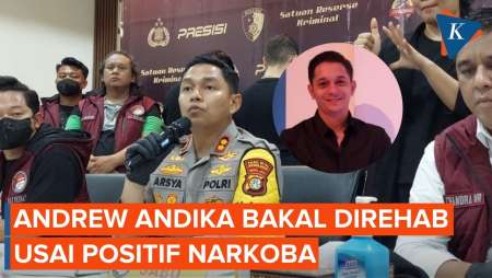 Tak Dipenjara, Andrew Andika Bakal Direhab Usai Positif Narkoba