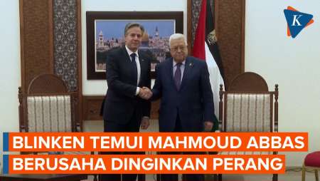 Blinken Temui Presiden Palestina, AS Berusaha Dinginkan Konflik Israel-Hamas