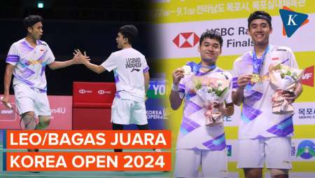 Juarai Korea Open 2024, Duet Leo/Bagas Kalahkan Juara Dunia!