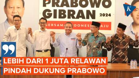 Sejumlah Eks Relawan Anies dan Ganjar Beralih Dukung Prabowo, Ini Alasannya