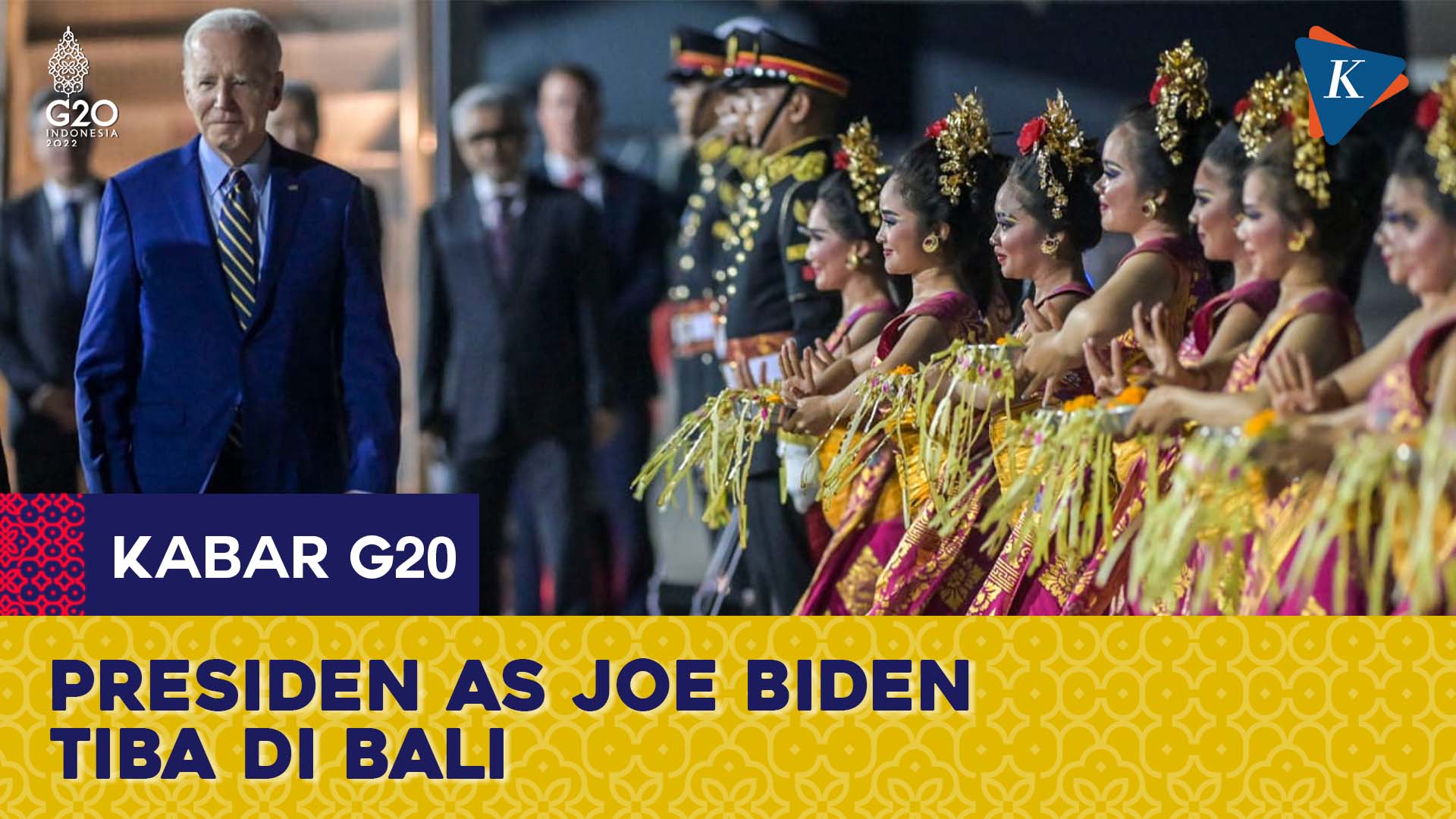 Joe Biden Tiba di Bali, Dikawal Ketat hingga Jalan Raya Disterilkan