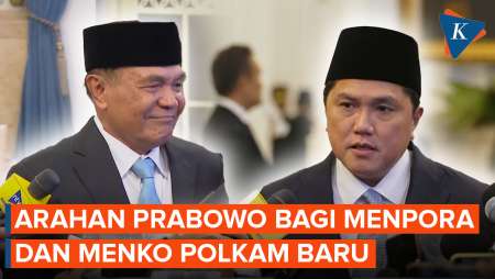 [FULL] Erick Thohir dan Djamari Chaniago Ungkap Arahan Prabowo Usai Pelantikan