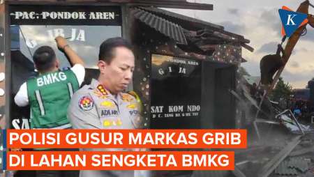 Polisi Bongkar Markas GRIB di Lahan BMKG Tangsel