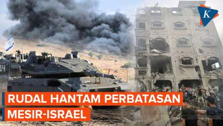 Perang Hamas-Israel Memanas, Roket Nyasar ke Perbatasan Mesir