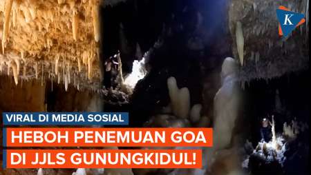 Heboh Penemuan Goa Saat Pembangunan Jalur Lintas Selatan JJLS Gunungkidul, Ini Penampakannya!