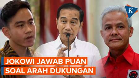 Jokowi Jawab Pertanyaan Puan, Tegaskan Dukung Semua Capres-Cawapres