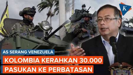 Kolombia Kirim 30.000 Tentara Ke Perbatasan Imbas AS Serang Venezuela, Warga Cemas