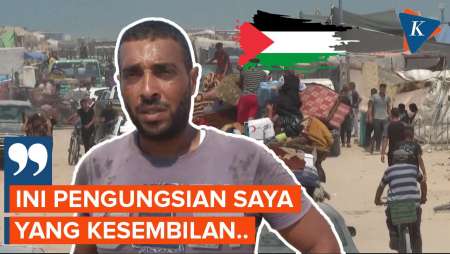 Israel Perintahkan Evakuasi Lagi, Pengungsi Khan Younis: Ini Pengungsian Kesembilan..