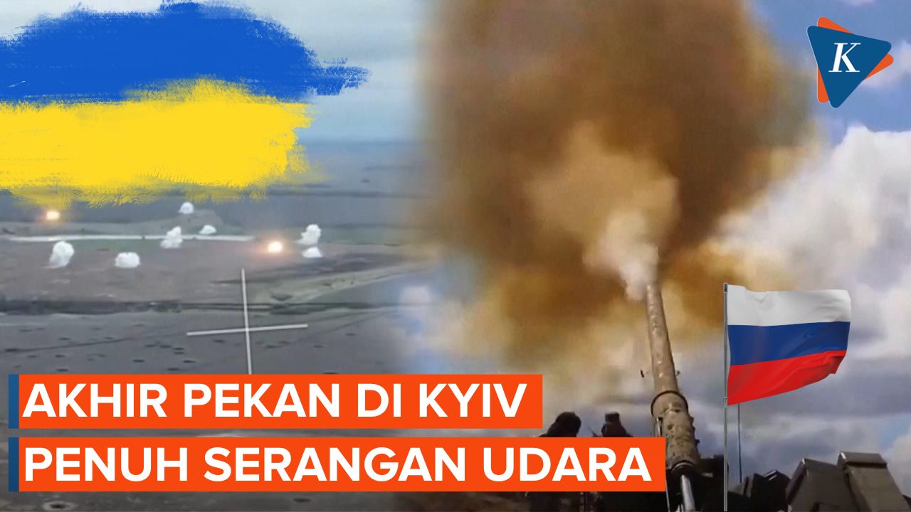 Serangan Udara Rusia Bikin Sabtu dan Minggu di Kyiv Mencekam