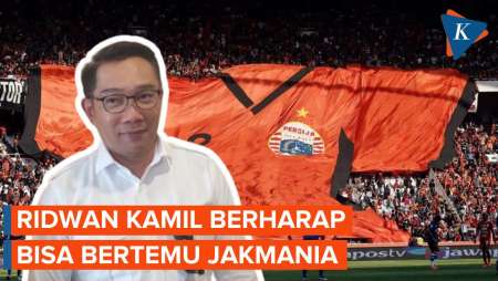 Alasan Ridwan Kamil Belum Bertemu Jakmania