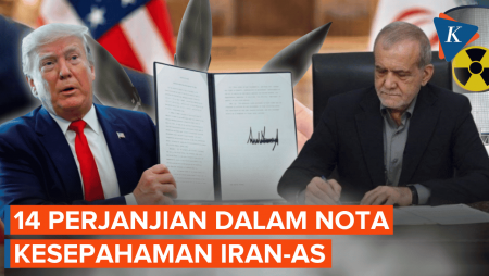 AS-Iran Sepakati Nuklir Sampai Blokade, Ini 14 Poin Yang Disepakati Di Nota Kesepahaman