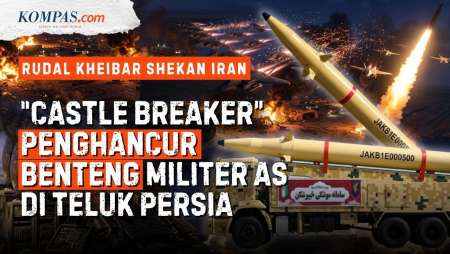 Kheibar Shekan Beraksi Lagi, Rudal "Castle Breaker" Iran Momok Pangkalan AS Di Yordania