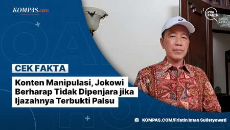 Konten Manipulasi, Jokowi Berharap Tidak Dipenjara Jika Ijazahnya Terbukti Palsu