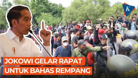 Jokowi dan Para Menteri Gelar Rapat di Istana Bahas Rempang