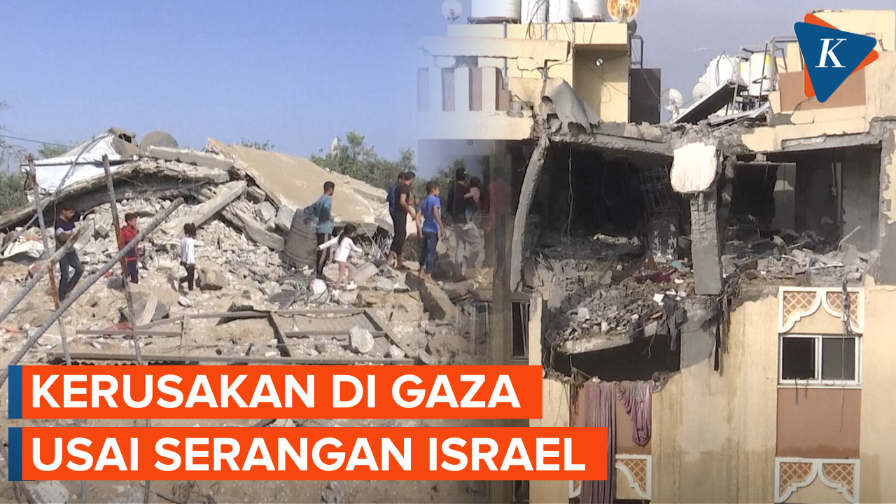 Melihat Kerusakan di Gaza Usai Gempuran Serangan Israel