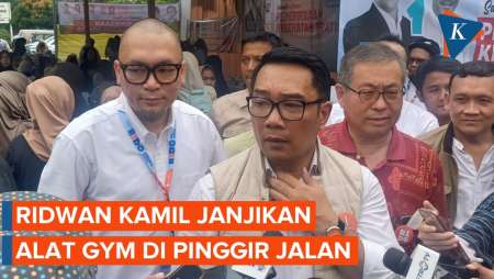 Ridwan Kamil Bakal Sediakan Alat Gym untuk Masyarakat di Pinggir Jalan