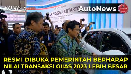 GIIAS 2023 Resmi Dibuka, Airlangga Harap Transaksi Lebih Besar