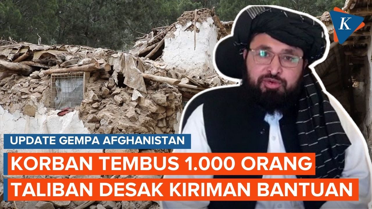 Korban Gempa Afghanistan Tewas Melebihi 1.000 Jiwa