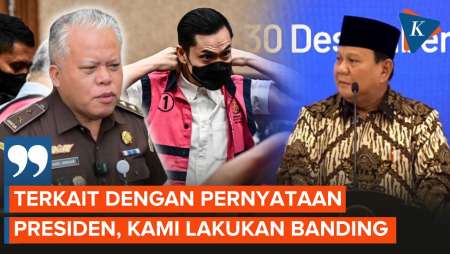 Usai Disentil Prabowo, Kejagung Susun Memori Banding Putusan Harvey Moeis