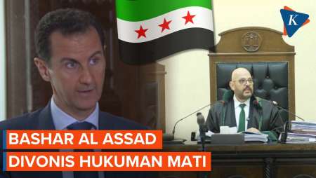 Mantan Presiden Suriah Bashar Al Assad Divonis Hukuman Mati