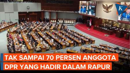 383 dari 580 Anggota DPR 2024-2029 Hadiri Rapat Paripurna Perdana