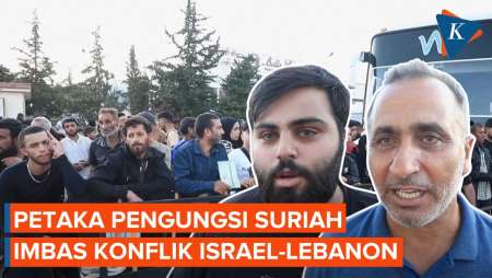 Serangan Israel di Lebanon Paksa Ribuan Pengungsi Suriah Ikut Lari Cari Perlindungan