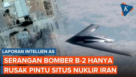 Laporan  Intelijen AS Ungkap Gempuran Bomber B-2 Hanya Rusak Pintu Situs Nuklir Iran