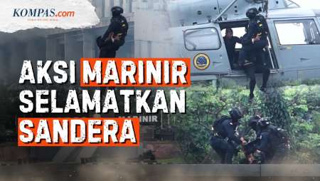 Detik-detik Marinir TNI AL Selamatkan Sandera dalam Operasi Khusus