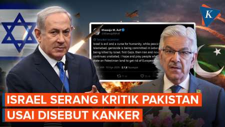Israel Serang Balik Kritik Pakistan Usai Disebut 'Kanker' Umat Manusia