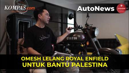 Cuma Ada 40 Unit, Omesh Lelang Royal Enfield buat Bantu Palestina