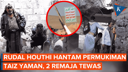Rudal Houthi Hantam Permukiman Di Taiz Yaman, 2 Remaja Tewas