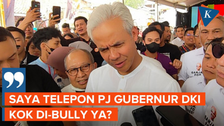 Ganjar Pranowo Heran Diolok-olok karena Telepon Pj Gubernur Heru dan Sekda DKI